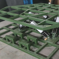 Simulateur de mouvement de plate-forme 6DOF stewart conception technique professionnelle vibration dynamique 2000kg 6 dof simulateur hexapode