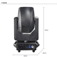 Projecteur à tête mobile professionnel 295W, équipement de scène mobile, DMX512 RDM pour la location de lumières de scène, DJ, discothèque, église, concert