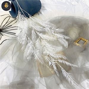 Neue Simulation Eisen blatt Feder blatt Decke Hochzeits saal Dekoration hängen Nebel gelb Loose strife Perser blatt Dekoration - Product Image 5