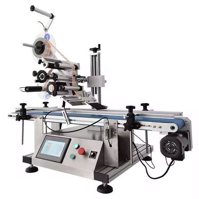 Desktop Automatic Labeling Machine Bag Pouch Card Labeler, Bottle Flat Surface High Speed Labeling Machine