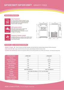 Le meilleur <span class=keywords><strong>Amazon</strong></span> SYTA Gelprom GP200T/S121 Europe/Asie/Amérique du Sud fabrique une machine à crème glacée molle et une sorbetière pour hôtel - Product Image 4