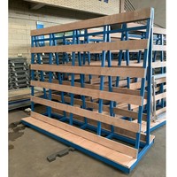 Étagère de rangement antidérapante en métal, support en verre en forme de A, conteneurs de stockage pour camions, pour le transport de marchandises fragiles et de protection