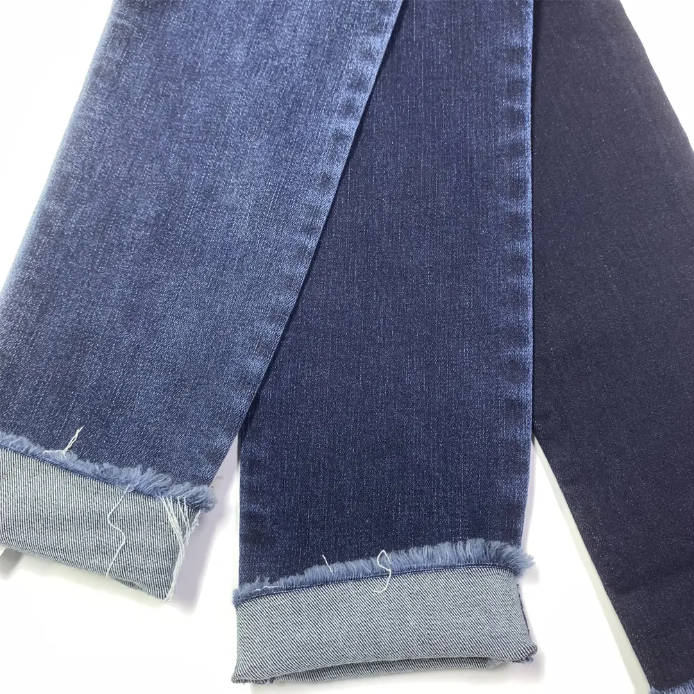 hatch cross bamboo denim fabric cotton polyester fabric