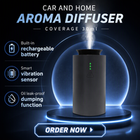 Machine intelligente de diffuseur de parfum de batterie sans eau Diiffuser d'arôme de voiture Nébuliseur d'air Usb