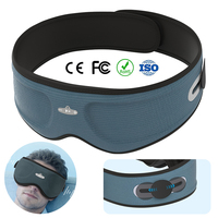 Headphone Masker Tidur 3D SM025 dengan CE FCC Rohs, Speaker yang Dapat Disesuaikan, Cup Mata yang Dapat Dilepas dan Dicuci, Earphone Nirkabel