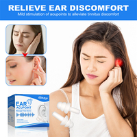 South Moon 1 paire Silicone Oreille Acupoint Massage Pulse Device Soulagement des acouphènes Éliminant le bruit Oreilles Bouchons d'oreilles apaisants pour le sommeil