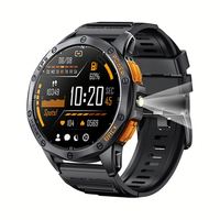 Reloj Inteligente Deportivo K67 con Pantalla AMOLED, Navegación GPS, Linterna, Brújula Barométrica, Altímetro, Batería de 530 mAh, Resistente al Agua IP68