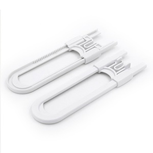 An toàn trẻ em trượt Tủ ổ khóa 2 gói bé bằng chứng knobs, xử lý, cửa ra vào, U hình dạng trượt chốt an toàn khóa - Product Image 5