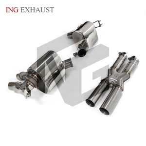 Échappement Cat-Back en acier inoxydable ING pour <span class=keywords><strong>Ferrari</strong></span> GTC4Lusso 3.9T V8 2016-2020 |   Système de silencieux à montage direct par boulons - Product Image 4