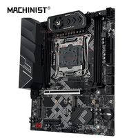 Placa base Plc X99 LGA 2011-3 4x DDR4 con ranura M.2, PCIe3.0, SATA3, USB3.0, TPM 2.0, suministro a granel