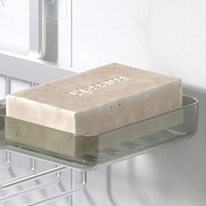 Bathroom <b>Shower</b> Rack Aluminum 60X70cm Wall Mounted Corner <b>Storage</b> With 2 Layers Durable For Shampoo Soap - Product Image 2
