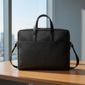 Maletín de Cuero con Compartimento para Portátil de Cuero Genuino, Diseño Ejecutivo y Fabricación Personalizada OEM, Confiable entre Compradores de Negocios - Product Image 3