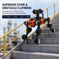 Robot d'inspection thermique infrarouge intelligent, étanche IP66, robot de patrouille de sous-stations avec caméra PTZ 360°
