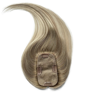 Alta qualità 3*5 pollici taglia Base di seta Top Hairpiece vergine Clip in Topper <span class=keywords><strong>capelli</strong></span> per diradamento <span class=keywords><strong>capelli</strong></span> da <span class=keywords><strong>donna</strong></span> - Product Image 6