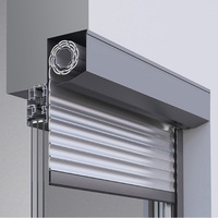 Meilleures volets roulants modernes en alliage d'aluminium pour entrepôts extérieurs, isolation thermique, commande automatique, garantie 1 an