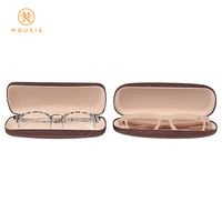 Étui à lunettes en cuir PU de qualité supérieure, vente chaude 2026, personnalisable, pour hommes et femmes, vente en gros, populaire