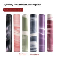 Vente en gros de tapis de yoga en TPE épais 5mm 6mm tapis de fitness absorbant la sueur et antidérapant absorbant les chocs pour une utilisation en studio à domicile pour hommes femmes
