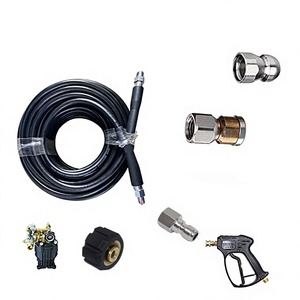 Tuyau pour nettoyeur haute pression, diamètre intérieur 6 mm, robuste, pour nettoyage à l'eau froide, détartrage et décapage - Product Image 4