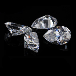 Moissanite Diamant en Pierre Blanche de Type Poire, Couleur D, Pureté VVS, 0,5 ct, 5 mm, pour Bijoux Fantaisie - Product Image 3