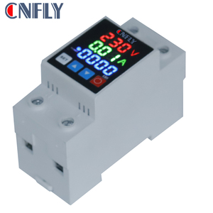 Protecteur numérique réglable 230V 63A contre les surtensions/sous-tensions et les surintensités, relais électronique pour TV/réfrigérateur, compteur d'énergie 1000 imp kwh - Product Image 4
