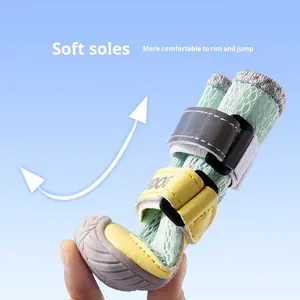 Zapatos Casuales <span class=keywords><strong>para</strong></span> Perro, Transpirables, de Malla de PU, Antideslizantes, <span class=keywords><strong>para</strong></span> Exteriores, <span class=keywords><strong>para</strong></span> Razas Grandes, Jiangsu - Product Image 4