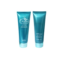Tube cosmétique vide transparent en plastique pour emballage de lotion, fond de teint, maquillage et soins de la peau
