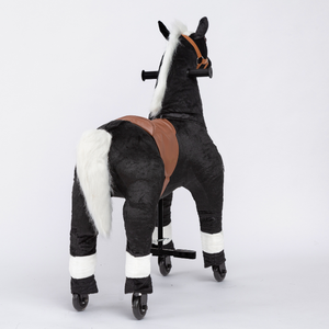 <span class=keywords><strong>Cavallo</strong></span> Nero <span class=keywords><strong>Cavalcabile</strong></span> in Peluche per Bambini e Adulti, Unisex, per Feste, con Materiali in Ferro e Peluche - Product Image 2