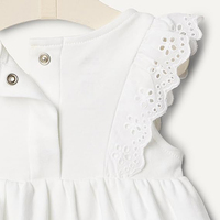 Ensemble de jeu pour bébés et petites filles Custom Essentials X Sofia Grainge, haut en coton à œillets et short, multipacks