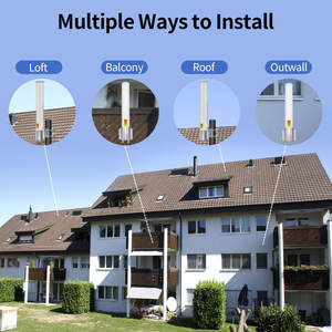 Antena mimo exterior 4G LTE Antena exterior Omni 2x2 MIMO Antena para comunicación - Product Image 4