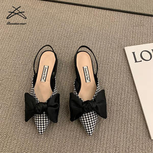 Nuova estate <span class=keywords><strong>donna</strong></span> sandali Slingback <span class=keywords><strong>scarpe</strong></span> alla moda con fiocco a punta a punta <span class=keywords><strong>tacco</strong></span> <span class=keywords><strong>basso</strong></span> da <span class=keywords><strong>donna</strong></span> elegante <span class=keywords><strong>scarpe</strong></span> pump - Product Image 5