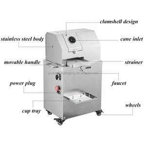 750 Wát Hoạt Động Đơn Giản Thương Mại Dọc Tự Động Điện Báo Chí Lạnh Máy Mía Mía Máy Ép Trái Cây Cho Nước Trái Cây Kinh Doanh - Product Image 4
