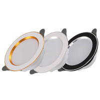 Projecteurs LED encastrables en aluminium moulé sous pression, 3,3, 4,6 et 5,2 pouces, lampes suspendues RGB CCT 7W 12W, IP65, faible consommation