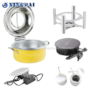 XINGPAI restaurant equipment nuovo design rotondo 4/5 litri scaldavivande elettrici in acciaio inossidabile per la ristorazione - Product Image 4