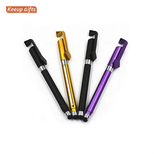 Bolígrafo multifunción 3 en 1 con logotipo personalizado promocional con soporte para teléfono - Product Image 4
