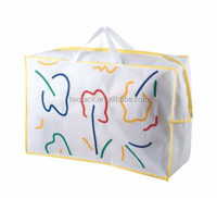 Ensembles de literie Non tissés, sac d'emballage pour couette, couette, couverture, avec fermeture éclair, 100 pièces