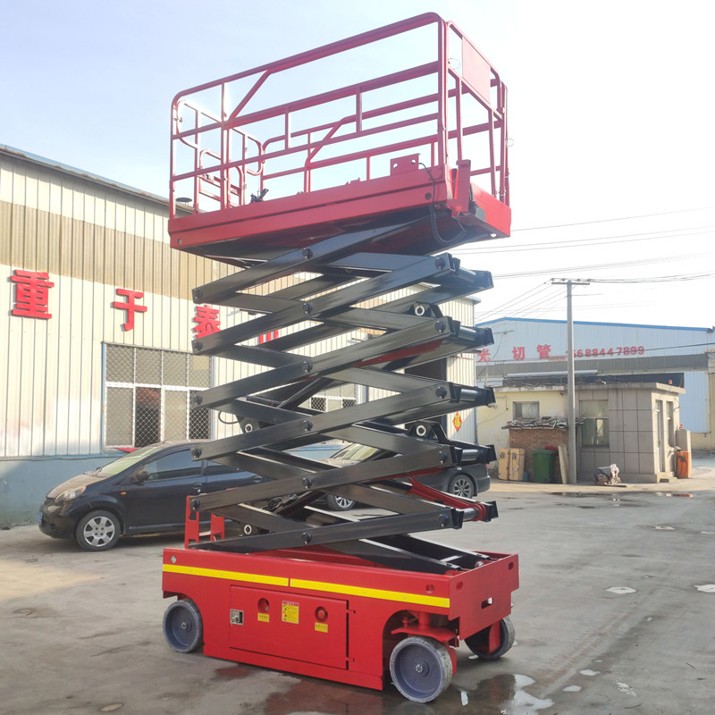 2WD электрическая платформа для воздушных работ gtwy 12 trade с мотором