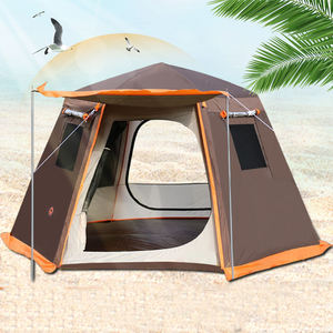Tente de camping imperméable à double couche, légère, pour 4 à 6 personnes, construction rapide, voyage, escalade, tente de voyage imperméable - Product Image 3