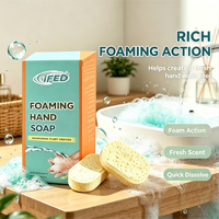 Tablettes de savon pour les mains concentrées OEM, tablettes de savon moussant effervescentes pour un nettoyage en profondeur quotidien