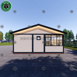 Casa Modular Prefabricada, Panel de Listones Verticales, Cabaña Prefabricada, Estructura de Acero Ligero, Casa de Vacaciones, Oficina - Product Image 3