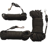 Laisse pour chien en nylon écologique avec corde de suivi pour la promenade et l'entraînement en extérieur, design simple pour chiens de taille moyenne/grande