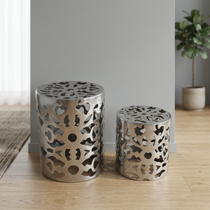 Juego de taburetes de aluminio de 2 piezas - Product Image 2