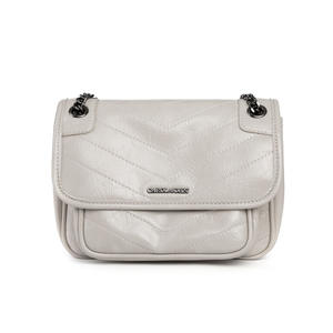 Women's Vintage Style Waterproof PU Crossbody Messenger Bag Single <b>Shoulder</b> <b>Strap</b> Polyester Lining Zipper Fashionable Winter - Product Image 5