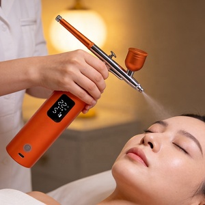 Kit d'aérographe 35 PSI, ensemble <span class=keywords><strong>complet</strong></span>, aérographe à double action pour gâteaux + compresseur pour nail art et art fin, matériaux ABS et cuivre - Product Image 3