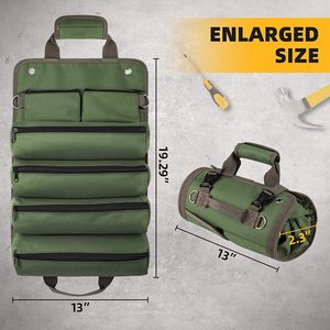 Multi-Purpose Storage <b>Bag</b> Wrench <b>Tools</b> <b>Tool</b> Organizer Bucket Hanging Zipper Carrier Car Seat Back Organizer Storage <b>Bag</b> - Product Image 3
