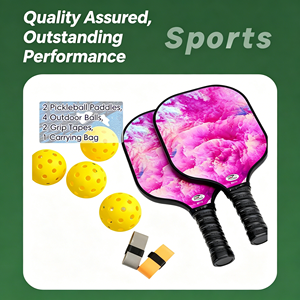 Raquette de pickleball en graphite avancé, noyau de 14 mm d'épaisseur, surface de friction, haute précision de rotation, poignée confortable, pour tournois d'élite - Product Image 3
