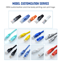 Cable de Conexión CAT5e Personalizado Xunfa de 10 Metros, Conductor de Cobre CCA Trenzado, Revestimiento de PVC, Cable RJ45 para Oficina, Hogar e Internet