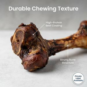 Friandises pour chiens en gros : Os de fesse de bœuf biologique naturel géant, extra-larges, durables, sans céréales, avec support OEM pour marque privée - Product Image 3