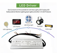 TBWTEK PFC IP67 étanche 100W-400W alimentation à découpage AC DC LED pilote transformateurs d'éclairage 24V 36V 48V tension constante