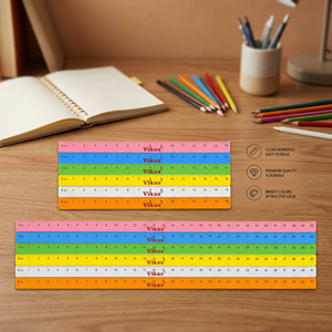 Regla de Medición de Plástico de Alta Calidad, con Graduación Precisa, Diseño de Borde Liso, Plegable, 30 cm, Disponible en el Mejor Precio del Mercado - Product Image 3