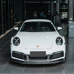 สปอยเลอร์ขอบคางกันชนหน้าสำหรับ PORSCHE <span class=keywords><strong>911</strong></span> 992 <span class=keywords><strong>Carrera</strong></span> <span class=keywords><strong>S</strong></span> <span class=keywords><strong>2019</strong></span> + ที่มีคุณภาพสูงคาร์บอนไฟเบอร์แท้ - Product Image 4